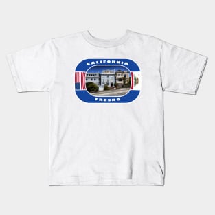 California, Fresno City, USA Kids T-Shirt